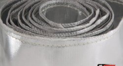 Термоизоляция шлангов и проводов 30мм, цена 1м Al+Fiberglass Wire Shield, Thermal Division TDWH1010