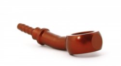 Фитинг banjo d10мм, 20 градусов D-03 алюминий КРАСНЫЙ, под опрессовку S5093-03DRD, Goodridge