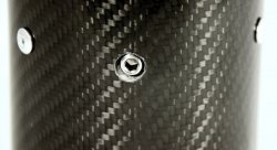 Насадка на глушитель, дизайн M Performance, карбон, D посадочный 62мм / D наруж 90мм крепеж винтом