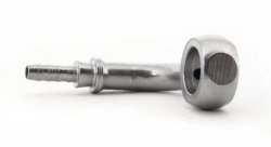 Фитинг banjo d10мм, 90 градусов D-03 сталь, под опрессовку S5099-03Z, Goodridge