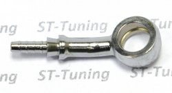 Фитинг banjo d10мм, 20 градусов D-03 хром, под опрессовку S5093-03CH, Goodridge