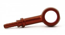 Фитинг banjo d10мм, 20 градусов D-03 алюминий КРАСНЫЙ, под опрессовку S5093-03DRD, Goodridge