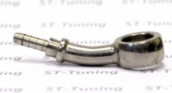 Фитинг banjo d10мм, 20 градусов, вправо D-03 сталь, под опрессовку S5093R-03Z, Goodridge