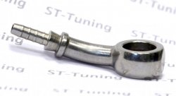 Фитинг banjo d10мм, 20 градусов, влево D-03 сталь, под опрессовку S5093L-03Z, Goodridge