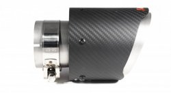 Насадка на глушитель, дизайн AKRAPOVIC EVO карбон, D посадочный 63мм / D наруж 101мм AC163101EV