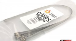 Хомуты для трубы до 155мм (6,2") 8мм*50см, нерж. сталь, 6шт. Thermal Division TDCL166