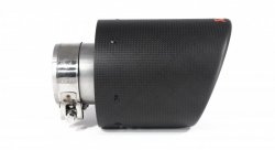 Насадка на глушитель, дизайн AKRAPOVIC карбон, D посадочный 63мм / D наруж 114мм AC163114