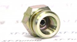 Фитинг мама M10*1 под обратный конус, под ключ 17мм D-03 нерж. сталь, под опрессовку S759-03-31SZ