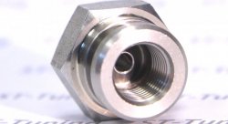 Фитинг мама M10*1 под обратный конус, под ключ 19мм D-03 нерж. сталь, под опрессовку S759-03-31Z1