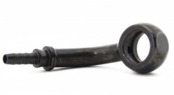 Фитинг banjo d10мм, 70 градусов D-03 нерж. сталь ЧЕРНЫЙ, под опрессовку S5070-03CBK, Goodridge