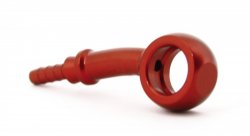 Фитинг banjo d10мм, 20 градусов, вбок D-03 алюминий КРАСНЫЙ, под опрессовку S5097-03DRD, Goodridge