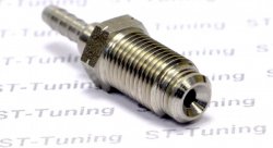 Фитинг папа M10*1 под прямой и обратный конус, крутящийся D-03 нерж. сталь S445-0131C, Goodridge