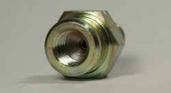 Фитинг мама M10*1,25 под прямой конус, под ключ 19мм D-03 сталь 758-03-32P, Goodridge