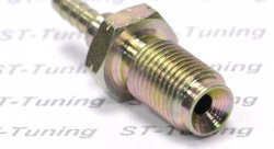 Фитинг папа M10*1 под обратный конус, длинный D-03 сталь под опрессовку S442-31LZ, Goodridge