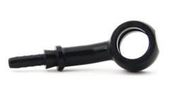 Фитинг banjo d10мм, 20 градусов D-03 алюминий ЧЕРНЫЙ, под опрессовку S5093-03DBK, Goodridge