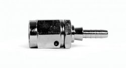 Фитинг мама AN-03 3/8X24 под прямой конус D-03 хром, под опрессовку S6001-03CH, Goodridge