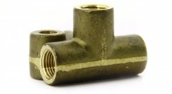 Соединитель четыре входа Goodridge М-М-М-М (M10x4 входа) female прямой конус бронза, 2204-31B