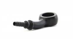 Фитинг banjo d10мм, 20 градусов, вправо D-03 нерж. сталь, ЧЕРНЫЙ под опрессовку S5093R-03CBK, Goodridge