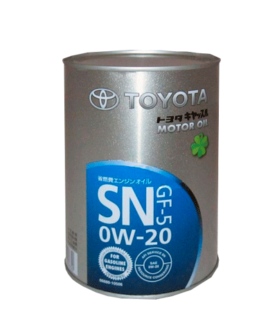 Моторное масло Toyota sn ilsac gf-5 sae  0W20, 1л