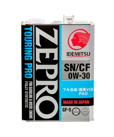 Моторное масло Idemitsu zepro touring 0W30, 4л