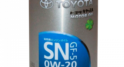 Моторное масло Toyota sn ilsac gf-5 sae  0W20, 1л