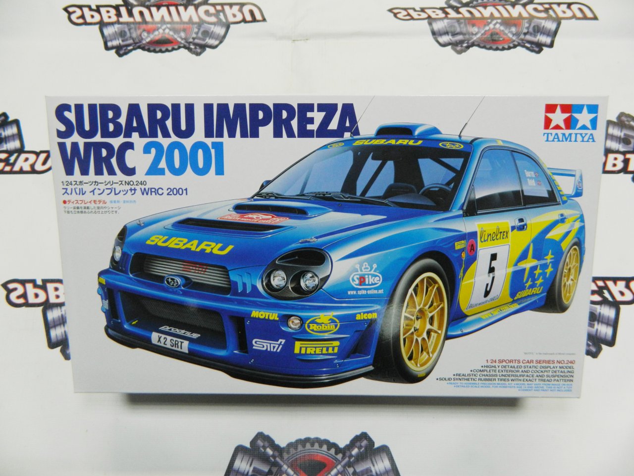 Сборная модель Subaru Impreza WRC 2001 1:24