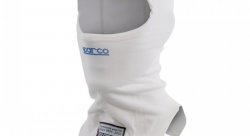 ПОДШЛЕМНИК (БАЛАКЛАВА) ДЛЯ АВТОСПОРТА SPARCO DELTA RW-6, FIA, БЕЛЫЙ