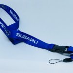 Ланьярд Subaru синий