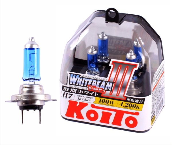 Лампа H7 Koito Whitebeam 4200K, комплект 2 шт