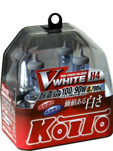 Лампа H4 Koito Whitebeam 3700К, комплект 2 шт.