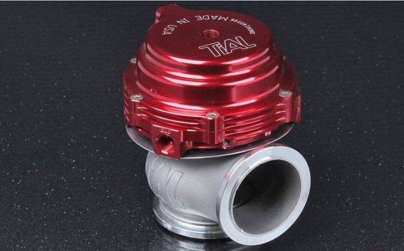 Вестгейт TIAL (wastegate, клапан сброса выхлопных газов), MV-R 44 мм red/красный с установочным комплектом MV-R RED