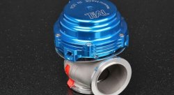 Вестгейт TIAL (wastegate, клапан сброса выхлопных газов), MV-R 44 мм blue/синий с установочным комплектом MV-R BLUE