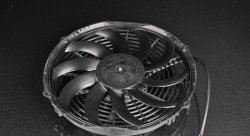 Вентилятор охлаждения SPAL (ВТЯГИВАЮЩИЙ) 12" (305мм) 12V производительность 2070 м³/ч