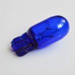 Лампа W5W синего цвета (габарит)