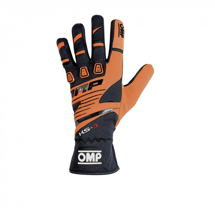 Перчатки OMP KS-3 оранжевый неоновый/черный