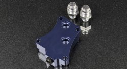 Адаптер для масляного радиатора Nissan Silvia S13 S14 S15 SR20 Oil Block Adapter Japan Style