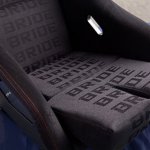 Кресло/ковш + салазки НЕРЕГУЛИРУЕМОЕ черное, Bride Lowmax RS Style
