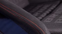 Кресло/ковш + салазки НЕРЕГУЛИРУЕМОЕ черное, BRIDE Lowmax RS Style