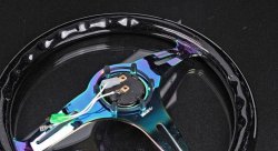 Руль NRG 350мм, нулевой вылет, классический стиль, неохром