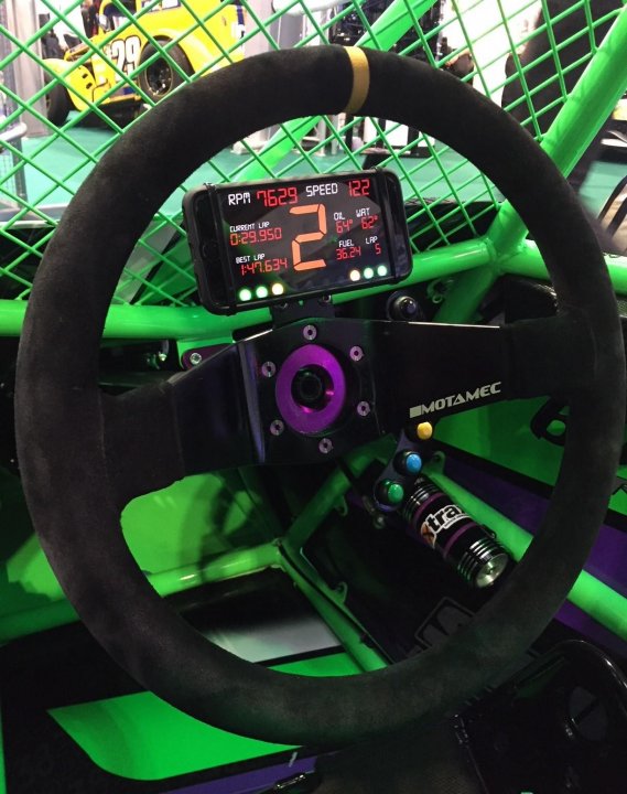 Спортивный руль Motamec Rally Steering Wheel Deep Dish 2 Spoke 350mm (Оригинал)
