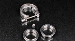 Хомут V-Band 51мм (2") + 2 фланца из нержавеющей стали