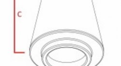 Фильтр нулевого сопротивления RAMAIR посадочный d=76мм, под Carbonio