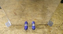 Бак топливный алюминиевый 40л, алюминиевая крышка