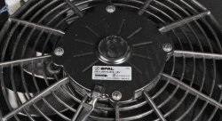 Вентилятор охлаждения универсальный SPAL 10" (255мм) 12V 1360 m³/h (ТЯНУЩИЙ)
