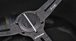 Руль 350мм Greddy Style, кожа