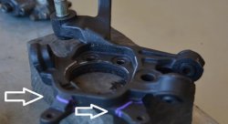 Проставки под два суппорта Nissan (к-т под доработку кулака) Skyline, Silvia