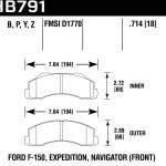 Колодки тормозные HB791B.714 HAWK HPS 5.0