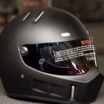 Шлем гоночный SIMPSON STYLE, размер L (59-60 см), черный