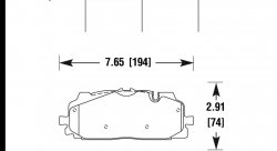 Колодки тормозные HB865Z.620 перед A4 B9; A5 F53; Q5 FYB; Q7 4MB; Akebono;