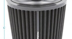 Фильтр нулевого сопротивления универсальный RAMAIR PR-CC-150-102 посадочный d=102мм; высота 140мм;